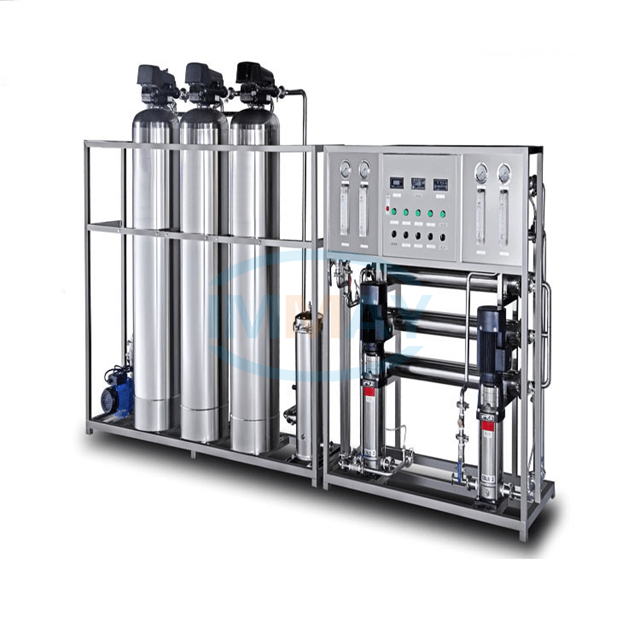 Machine de traitement de l'eau de RO d'acier inoxydable de 500L 2 &eacute;tapes