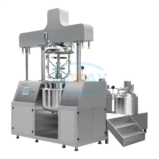 Machine de mélangeur à la crème à vide à vide de levage hydraulique 200L