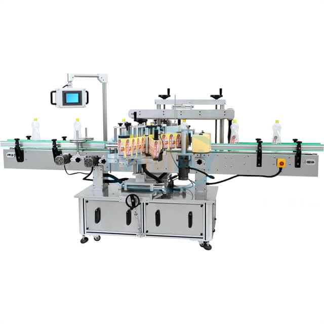 Automatic Single Side Or Double Sides Sticker Labeling Machine for Round Flat Conical Shaped Bottle 