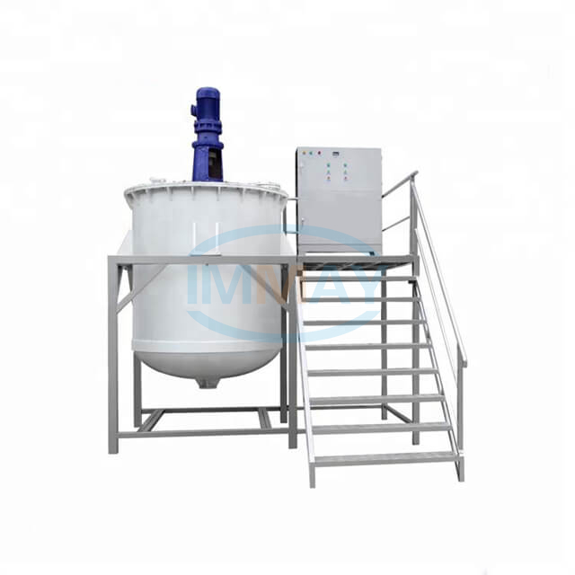 산업 500L ~ 5000L 방부제 부식성 PP 혼합 탱크 