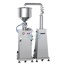 Machine de remplissage semi-automatique volum&eacute;trique &agrave; piston liquide cr&egrave;me