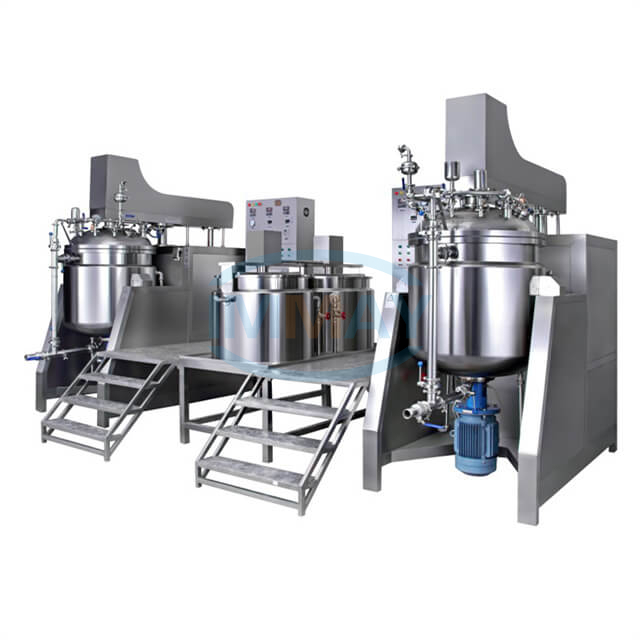 Réacteur à vide et mélangeur à vide de levage hydraulique 500L