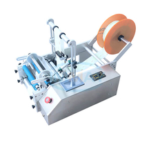 Fabricant d'&eacute;tiqueteuse de bouteilles rondes semi-automatique