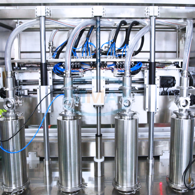 Good Performance Tracking Type 2 4 6 8 Heads Automatic Bottles Jars Filling Equipment for Liquid And Paste Products 