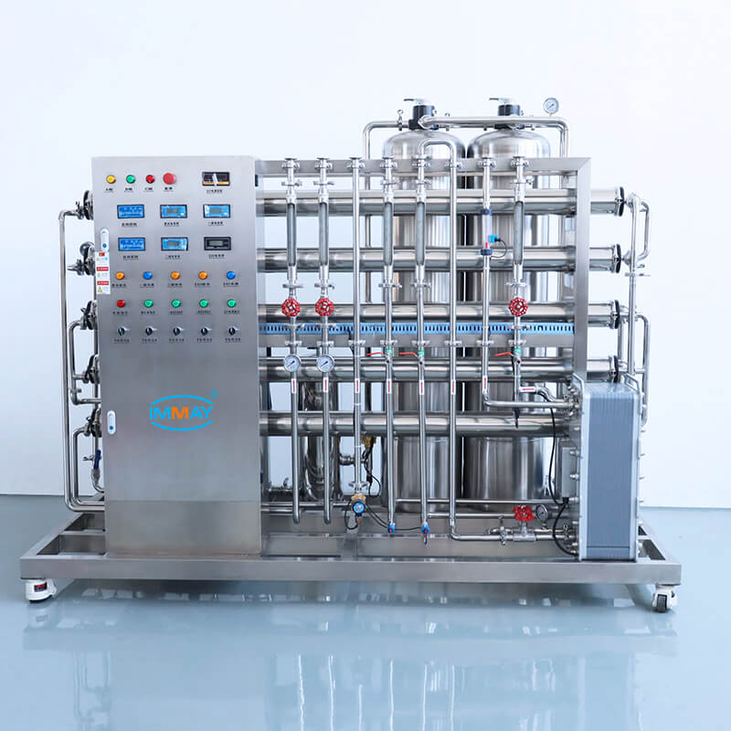 1000L 2 Stufen industrielle RO-Wasseraufbereitungsanlage mit EDI