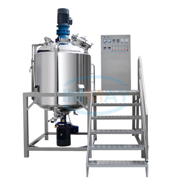 Industrial 500L Vacuum Homogenizer Emulsifier Mixer And Reactor 