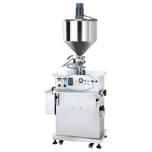 Riempitrice semiautomatica con riscaldatore e miscelatore