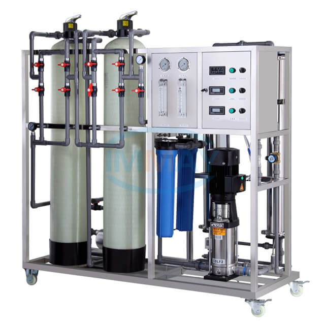 Industriële 500L FRP 1 Stage RO Waterzuiveringsinstallatie