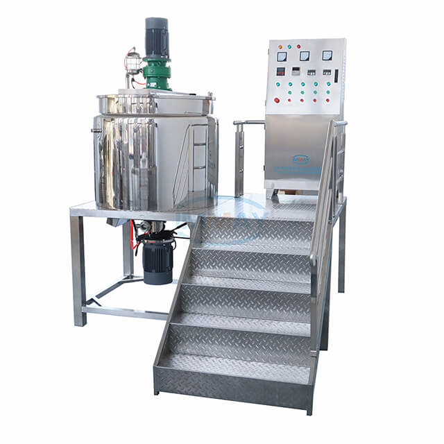 Impastatrice industriale per crema liquida cosmetica da 500 litri