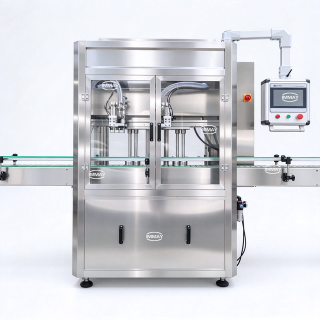Automatische vloeistofvulmachine met servo-tracking